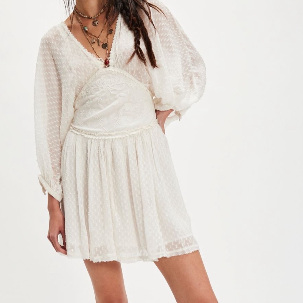 Free People Sweet Dreams Mini Dress Sz-S - Picture 2 of 15